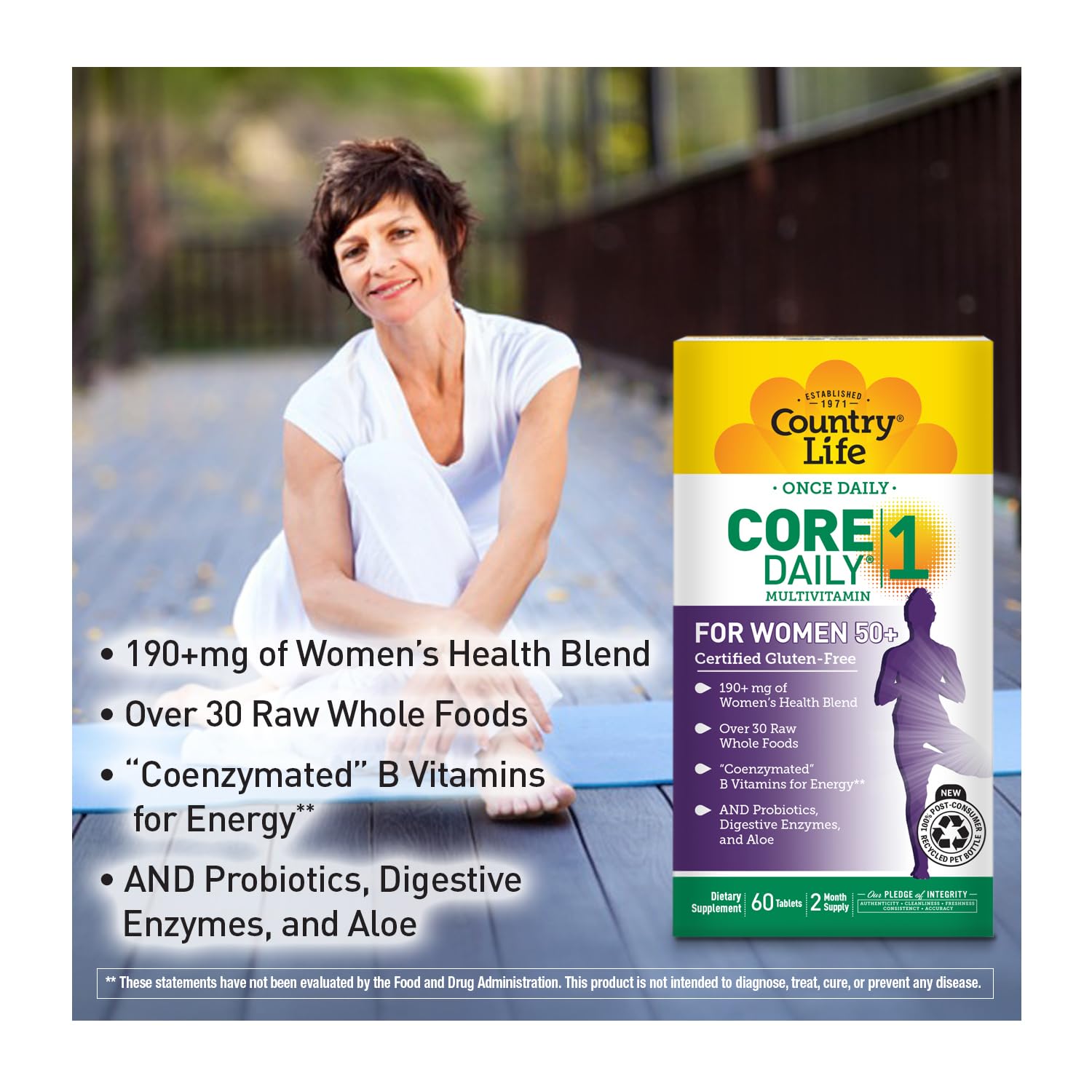 Country Life Women's Multivitamin 50+ ingredients list