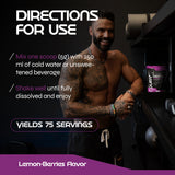 COURA Creatine Monohydrate 450g with a glass of mixed drink