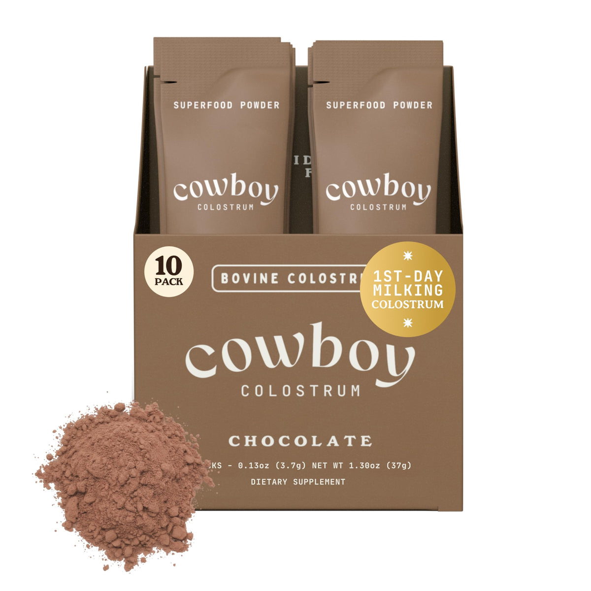 COWBOY COLOSTRUM Bovine Colostrum Powder 59g front view