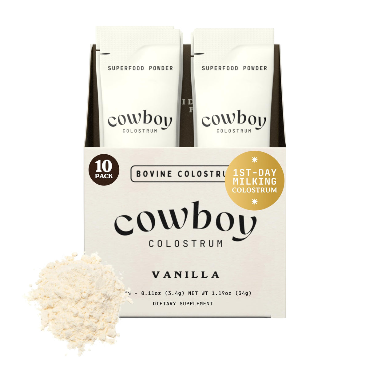 COWBOY COLOSTRUM Colostrum Powder packaging front view