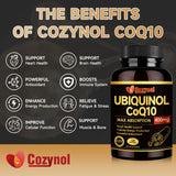 Cozynol Ubiquinol CoQ10 400mg Softgels close-up