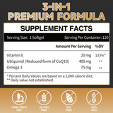 Cozynol Ubiquinol CoQ10 400mg Softgels packaging