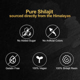 Craftmetal Himalayan Gold Shilajit Gummies on a wooden table