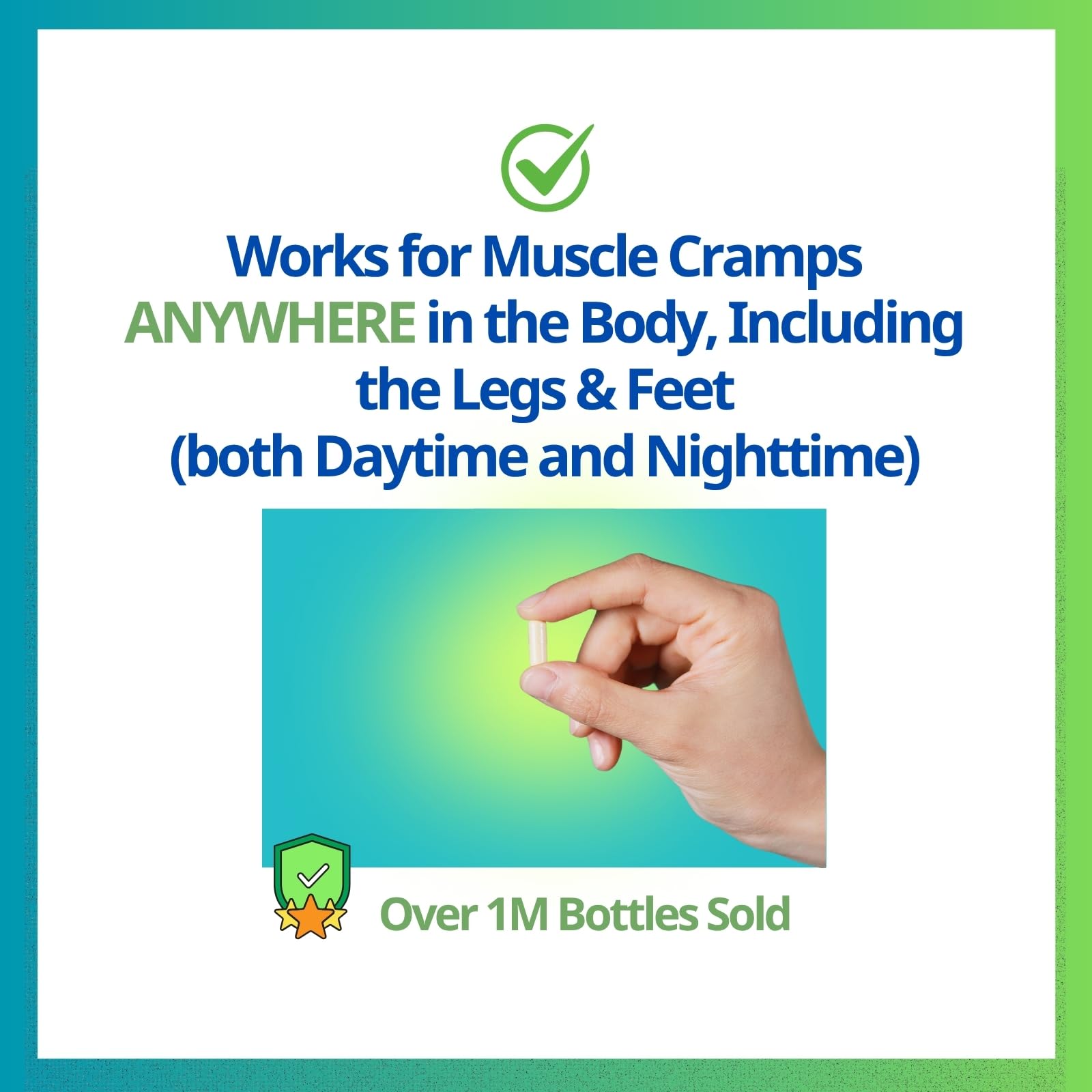 Cramp Defense magnesium supplement bottle side view