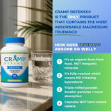 Cramp Defense magnesium supplement with measuring spoon