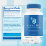CrampZero Magnesium Electrolyte Supplement capsules close-up
