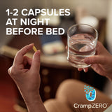 CrampZero Magnesium Supplement bottle with a measuring spoon