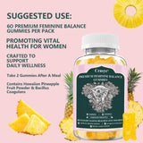 Crasye Feminine Balance Gummies on a kitchen counter