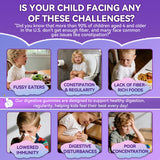 Crasye Kids Probiotics Gummies bottle side view