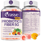 Crasye Kids Probiotics Gummies front view with packaging