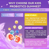 Crasye Kids Probiotics Gummies on a kitchen counter