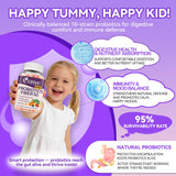 Crasye Kids Probiotics Gummies with ingredients list