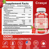 Crasye Magnesium Carbonate Gummies bottle side view