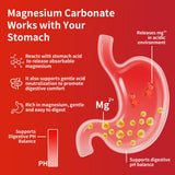 Crasye Magnesium Carbonate Gummies with fresh raspberries