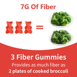 Crasye Prebiotic Fiber Gummies with fresh fruits