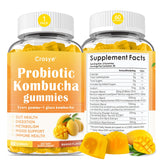 Crasye Probiotic Kombucha Gummies 60 count front view