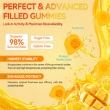 Crasye Probiotic Kombucha Gummies close-up of gummies