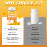 Crasye Probiotic Kombucha Gummies held in hand