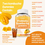 Crasye Probiotic Kombucha Gummies on a kitchen counter