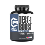 Crazy Muscle BCAA Capsules 90 count front view