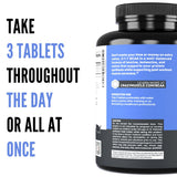 Crazy Muscle BCAA Supplement packaging side view