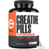 Crazy Muscle Creatine Monohydrate 3X Blend Tablets front view