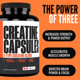 Crazy Muscle Creatine Monohydrate bottle with label