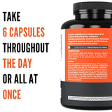 Crazy Muscle Three-atine Creatine Capsules with a measuring scoop