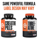 Crazy Muscle Three-atine creatine monohydrate lifestyle shot