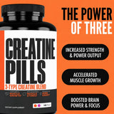 Crazy Muscle Three-atine creatine monohydrate packaging