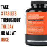 Crazy Muscle Three-atine creatine monohydrate with water