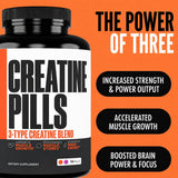 Crazy Muscle Threeatine Creatine Tablets with water