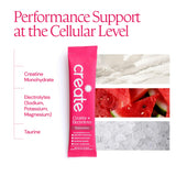 Create Creatine Monohydrate Electrolyte Drink Mix lifestyle shot with gym equipment