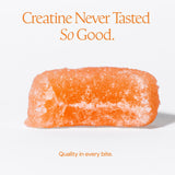 Create Vegan Creatine Gummies displayed with a measuring spoon