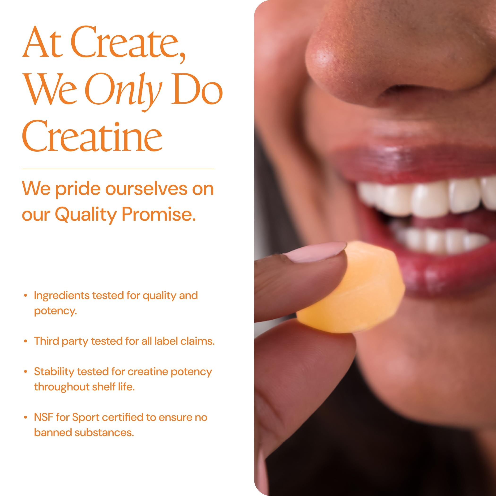 Create Vegan Creatine Gummies ingredients list