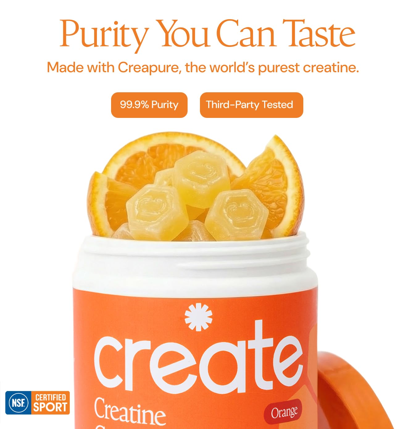 Create Vegan Creatine Gummies lifestyle shot