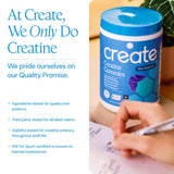 Create Vegan Creatine Gummies nutritional information