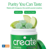 Create Vegan Creatine Gummies open packaging