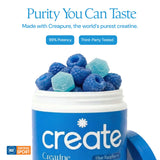 Create Vegan Creatine Gummies open packaging