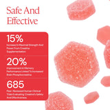 Create Vegan Creatine Gummies showing gummy texture