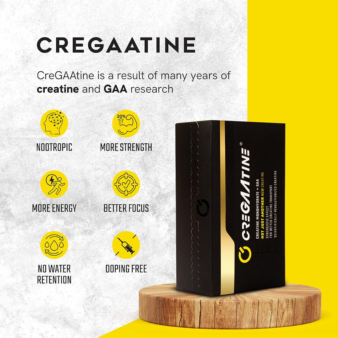 CreGAAtine Creatine Powder packaging side view