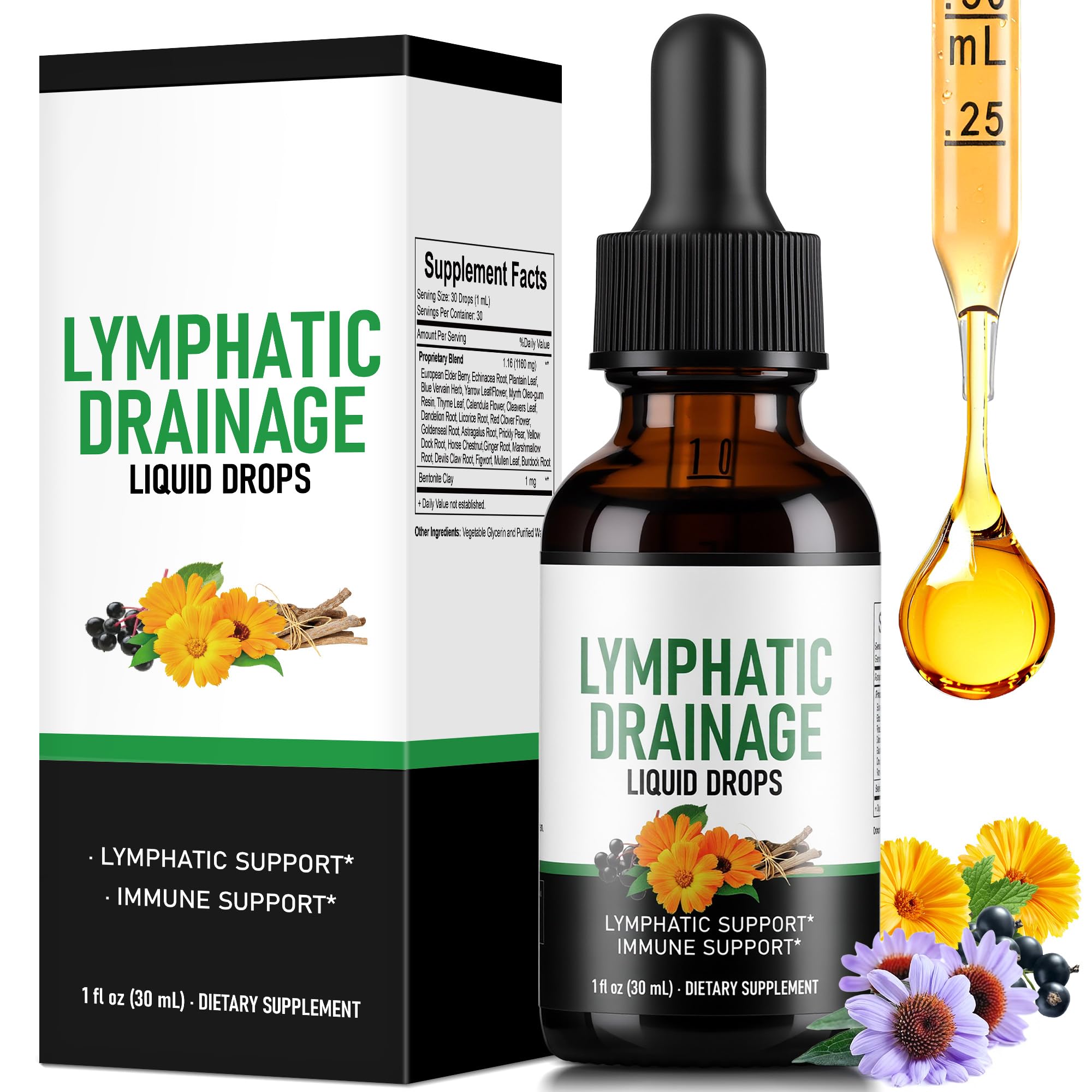 Crobirware Echinacea Liquid Drops 30ml front view