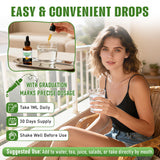 Crobirware Echinacea Liquid Drops on a wooden table