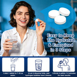 Crobirware Hydrogen-Rich Water Tablets lifestyle scene with active person