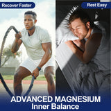 Crobirware Magnesium Tablets with a glass of water