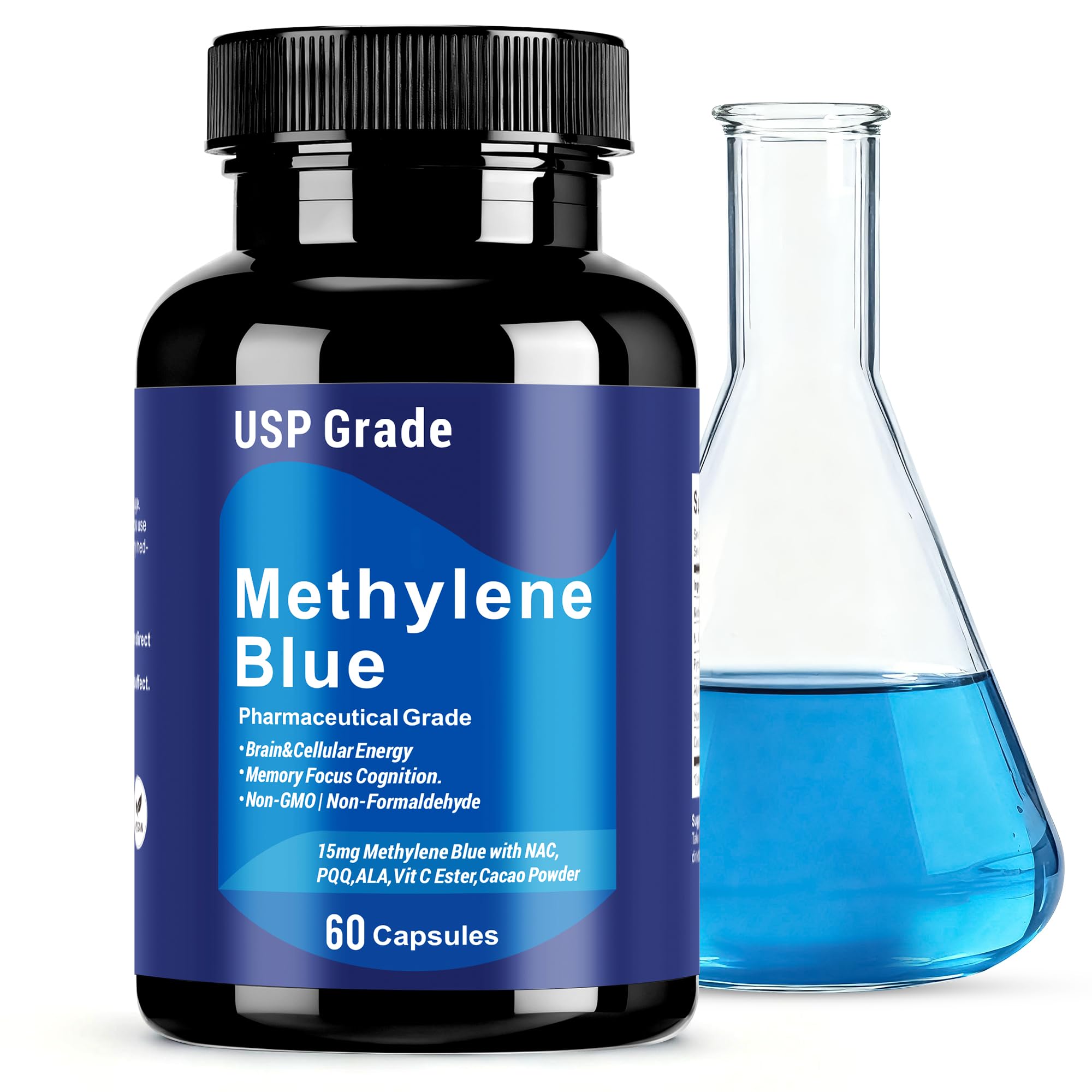 Crobirware Methylene Blue 15mg Capsules front view
