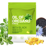 Crobirware Oregano Oil & Black Seed Oil Softgels front view