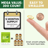 Crobirware Oregano Oil & Black Seed Oil Softgels in hand