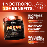 CRTX Nutrition Focus Cognitive Supplement ingredients list