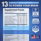 CRTX Nutrition Focus Cognitive Supplement ingredients list